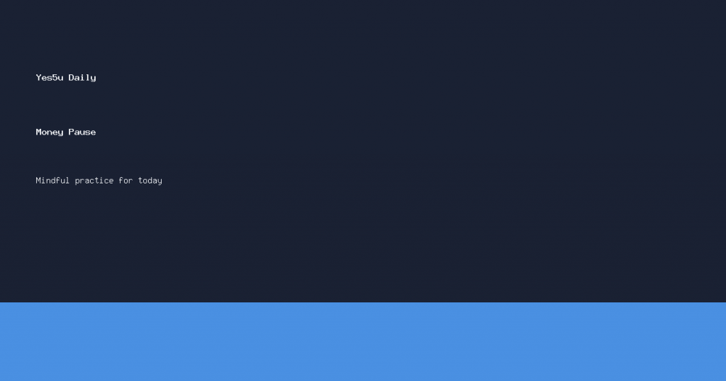 money-pause featured image