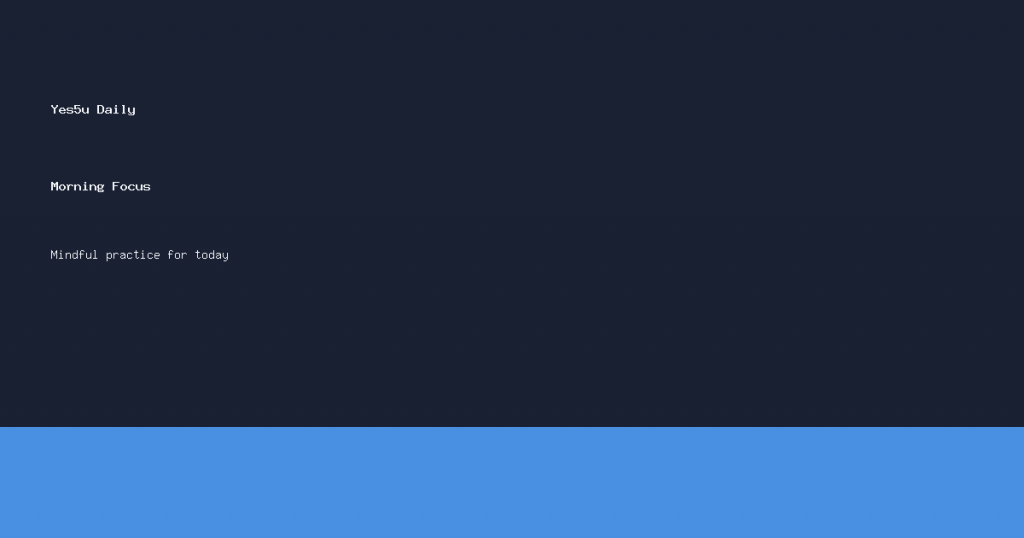 morning-focus featured image