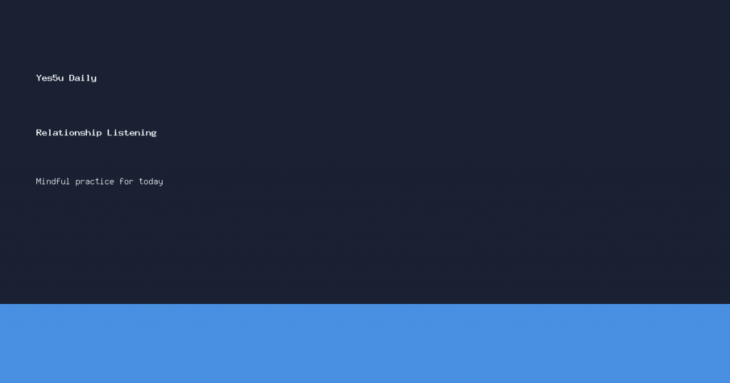 relationship-listen featured image